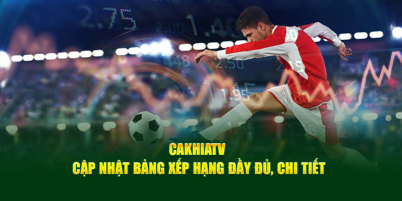 CakhiaTV - Xem trực tiếp bóng đá World Cup 2026 trên Cakhia TV 12 Cakhia TV cập nhật bảng xếp hạng đầy đủ, chi tiết